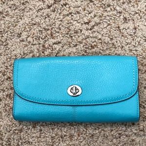 Blue Coach wallet
